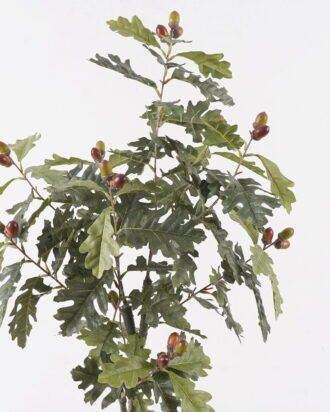 Artificial Tree 38*38*90cm Acorns in PP pot/102 lvs GS-13825020 2025JUL YeahFlower is one of Chinese leading OEM manufacturers and exporters , supplying the silk flowers, wholesale artificial trees