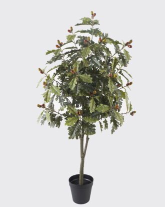 Artificial Tree 50*50*120cm Acorns in PP pot/272 lvs with 56 fruits GS-13825021 2025JUL YeahFlower is one of Chinese leading OEM manufacturers and exporters , supplying the silk flowers, wholesale artificial trees