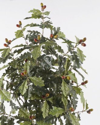 Artificial Tree 50*50*120cm Acorns in PP pot/272 lvs with 56 fruits GS-13825021 2025JUL YeahFlower is one of Chinese leading OEM manufacturers and exporters , supplying the silk flowers, wholesale artificial trees