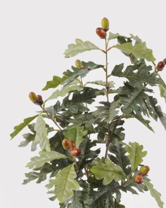 Artificial Tree 30*30*60cm Acorns in PP pot/68 lvs GS-13825019 2025JUL YeahFlower is one of Chinese leading OEM manufacturers and exporters , supplying the silk flowers, wholesale artificial trees