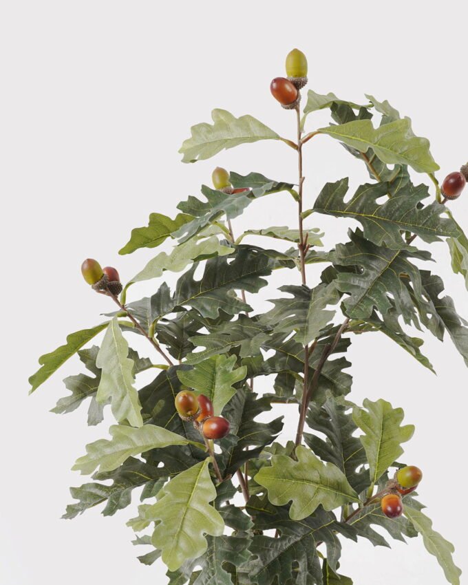 Artificial Tree 30*30*60cm Acorns in PP pot/68 lvs GS-13825019 2025JUL YeahFlower is one of Chinese leading OEM manufacturers and exporters , supplying the silk flowers, wholesale artificial trees