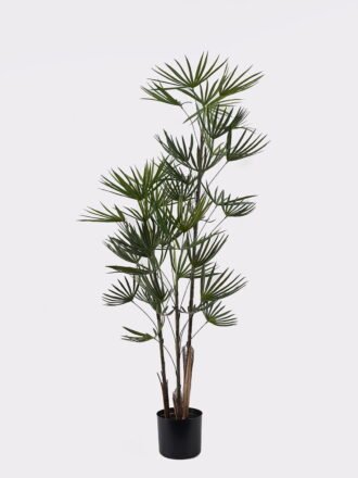 Artificial Tree 45*45*90cm Bamboo palm *3 in PP pot/34 lvs GS-43425002 2025AUG 3,000+ sqm showroom with thousands of artificial flowers, plants & trees ready for global sourcing.