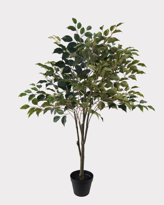 Artificial Tree 60*60*120cm Banyan tree in PP pot/450 lvs GS-13825016 2025JUL YeahFlower is one of Chinese leading OEM manufacturers and exporters , supplying the silk flowers, wholesale artificial trees