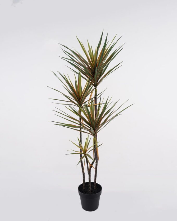 Artificial Tree 55*45*120cm Dracaena *4 in PP pot/138 lvs GS-41925040 2025AUG YeahFlower is one of Chinese leading OEM manufacturers and exporters , supplying the silk flowers, wholesale artificial trees