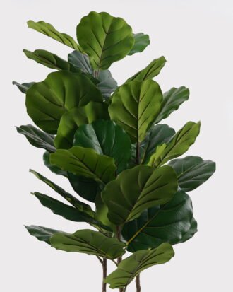 Artificial Tree 32*32*100cm Ficus lyrata *3 in PP Pot GS-51125005 2025JUL YeahFlower is one of Chinese leading OEM manufacturers and exporters , supplying the silk flowers, wholesale artificial trees