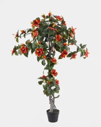 Artificial Tree 70*70*120cm Hibiscus rosa-sinensis L tree in pp pot GS-46725055 2025JUL YeahFlower is one of Chinese leading OEM manufacturers and exporters , supplying the silk flowers, wholesale artificial trees