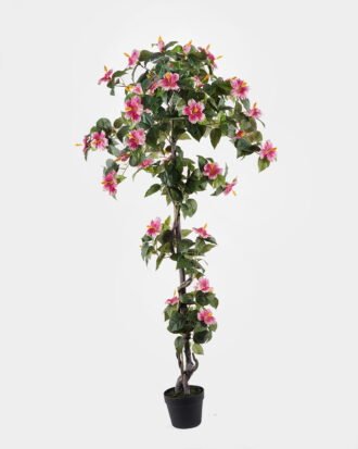 Artificial Tree 70*70*150cm Hibiscus rosa-sinensis L. tree in pp pot GS-46725056 2025JUL YeahFlower is one of Chinese leading OEM manufacturers and exporters , supplying the silk flowers, wholesale artificial trees