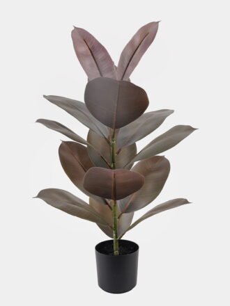 Artificial Tree 31*31*59cm Mini rubber tree in PP Pot/15 lvs GS-72825005 2025SEP 3,000+ sqm showroom with thousands of artificial flowers, plants & trees ready for global sourcing.