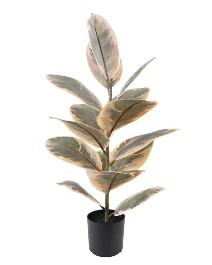 Artificial Tree Mini rubber tree in PP Pot 15 lvs GS-72825005_4 Artificial Tree 31*31*59cm Mini rubber tree in PP Pot/15 lvs GS-72825005 2025SEP YeahFlower is one of Chinese leading OEM manufacturers and exporters , supplying the silk flowers, wholesale artificial trees