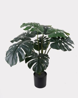 Artificial Tree 45*45*52cm Monstera  Leaf  in PP pot/8 lvs GS-29825016 2025JUL YeahFlower is one of Chinese leading OEM manufacturers and exporters , supplying the silk flowers, wholesale artificial trees