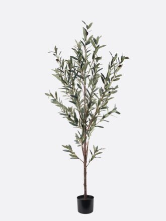 Artificial Tree 58*50*130cm Olive in PP pot/380 lvs GS-59525006KD 2025AUG YeahFlower is one of Chinese leading OEM manufacturers and exporters , supplying the silk flowers, wholesale artificial trees
