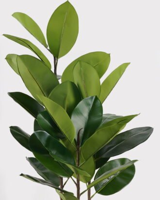 Artificial Tree 46*46*100cm Rubber tree *3 in PP Pot GS-51125001 2025JUL YeahFlower is one of Chinese leading OEM manufacturers and exporters , supplying the silk flowers, wholesale artificial trees
