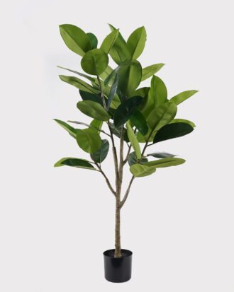 Artificial Tree 80*80*150cm Rubber tree in PP Pot GS-51125003 2025JUL YeahFlower is one of Chinese leading OEM manufacturers and exporters , supplying the silk flowers, wholesale artificial trees