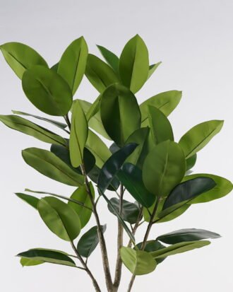 Artificial Tree 80*80*150cm Rubber tree in PP Pot GS-51125003 2025JUL YeahFlower is one of Chinese leading OEM manufacturers and exporters , supplying the silk flowers, wholesale artificial trees