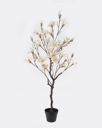 Artificial Tree 50*50*130cm Yulan in pp pot GS-15425011 2025JUL YeahFlower is one of Chinese leading OEM manufacturers and exporters , supplying the silk flowers, wholesale artificial trees