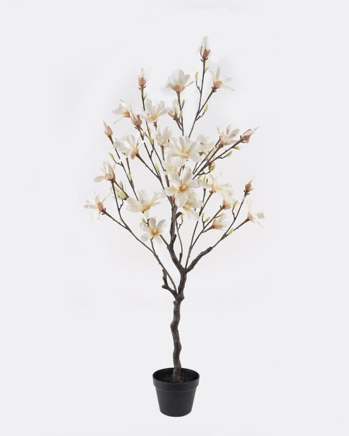 Artificial Tree 50*50*130cm Yulan in pp pot GS-15425011 2025JUL YeahFlower is one of Chinese leading OEM manufacturers and exporters , supplying the silk flowers, wholesale artificial trees
