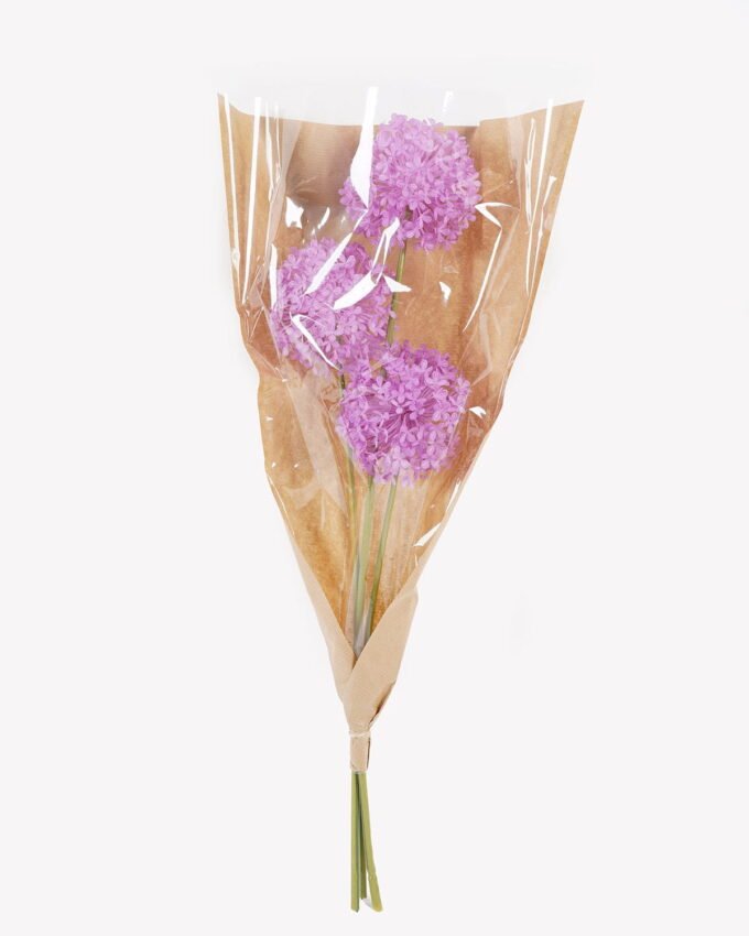 Dried Flowers 17*17*66cm Fistular Onion flower bouquet GS-30325001 2025JUL YeahFlower is one of Chinese leading OEM manufacturers and exporters , supplying the silk flowers, wholesale artificial trees