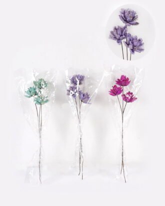 Dried Flowers 23*23*44cm Flower *3 single stem GS-56625005 2025AUG YeahFlower is one of Chinese leading OEM manufacturers and exporters , supplying the silk flowers, wholesale artificial trees