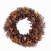 Dried Flowers 55*55cm Garland wreath GS-56625019 2025AUG YeahFlower is one of Chinese leading OEM manufacturers and exporters , supplying the silk flowers, wholesale artificial trees