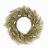 Dried Flowers 55*55cm Garland wreath GS-56625019 2025AUG YeahFlower is one of Chinese leading OEM manufacturers and exporters , supplying the silk flowers, wholesale artificial trees