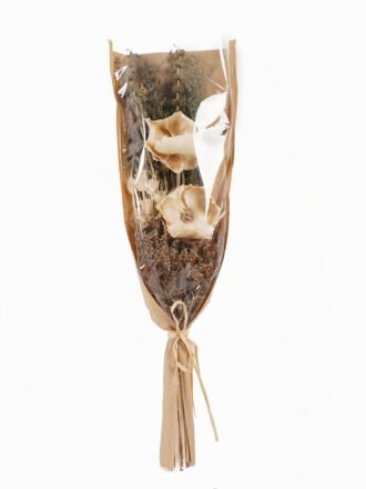 Dried Flowers 18*18*50cm Semi-paper translucent bouquet  bundle GS-56625035 2025AUG 3,000+ sqm showroom with thousands of artificial flowers, plants & trees ready for global sourcing.