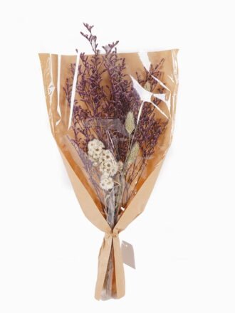 Dried Flowers 17*17*45cm Semi-paper translucent bouquet  bundle GS-56625038 2025AUG 3,000+ sqm showroom with thousands of artificial flowers, plants & trees ready for global sourcing.