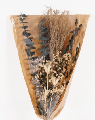 Dried Flowers 19*19*50cm Semi-paper translucent bouquet  bundle GS-56625039 2025AUG YeahFlower is one of Chinese leading OEM manufacturers and exporters , supplying the silk flowers, wholesale artificial trees