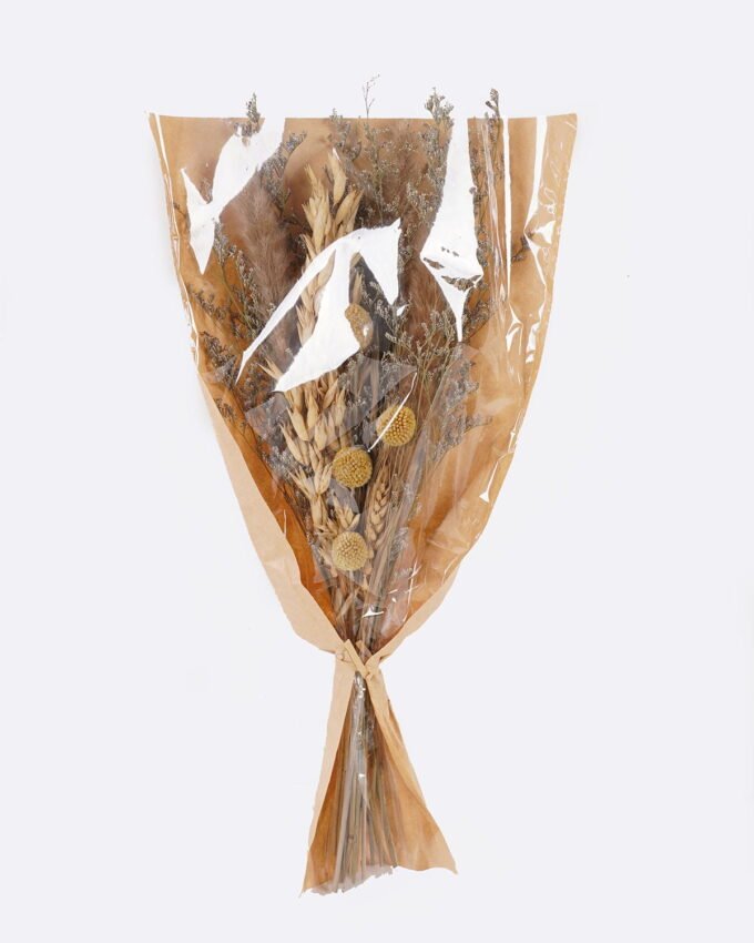 Dried Flowers 16*16*45cm Semi-paper translucent bouquet  bundle GS-56625041 2025AUG YeahFlower is one of Chinese leading OEM manufacturers and exporters , supplying the silk flowers, wholesale artificial trees