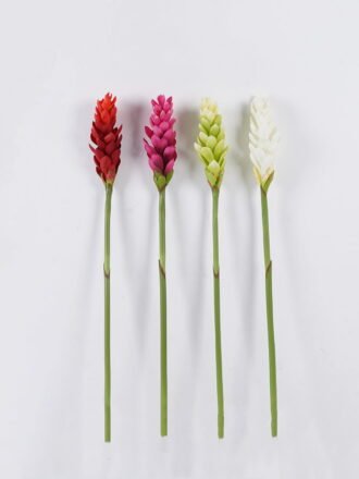 Artificial Flower 15*15*87cm Turmeric flower single stem GS-50525001-W1 2025Oct 3,000+ sqm showroom with thousands of artificial flowers, plants & trees ready for global sourcing.