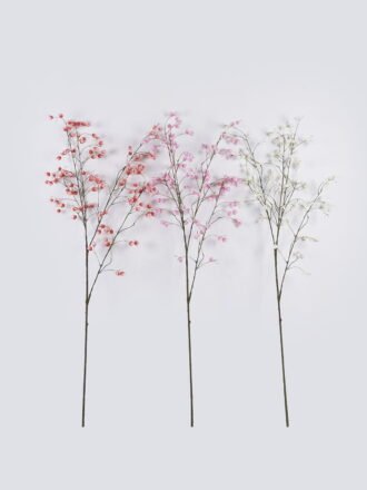 Artificial Flower 35*35*130cm Apple blossom *3 single stem GS-15425018CT-O1 2025SEP 3,000+ sqm showroom with thousands of artificial flowers, plants & trees ready for global sourcing.