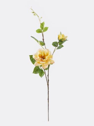 Artificial Flower 17*17*88cm Chinese rose *2 single stem GS-39125020 2025Oct 3,000+ sqm showroom with thousands of artificial flowers, plants & trees ready for global sourcing.