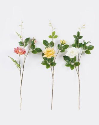 Artificial Flower 17*17*88cm Chinese rose *2 single stem GS-39125020
