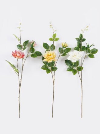 Artificial Flower 30*30*106cm Rose single stem GS-39125019CT-Z3 2025Oct 3,000+ sqm showroom with thousands of artificial flowers, plants & trees ready for global sourcing.