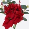 Artificial Flower 17*17*27cm Christmas flower Rose *6 bush GS-16825027 2025SEP YeahFlower is one of Chinese leading OEM manufacturers and exporters , supplying the silk flowers, wholesale artificial trees