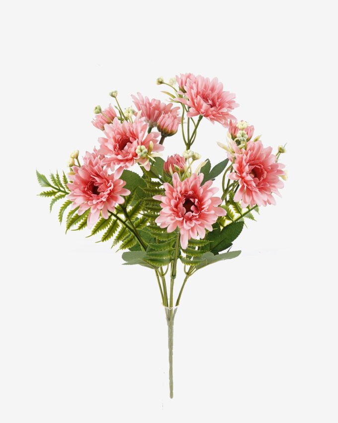 Artificial Flower 20*20*35cm Chrysanthemum *14 bush GS-74225003-RST 2025Oct YeahFlower is one of Chinese leading OEM manufacturers and exporters , supplying the silk flowers, wholesale artificial trees