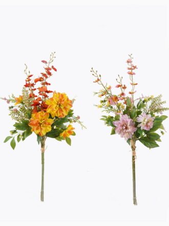 Artificial Flower 30*30*65cm Dhalia  bundle GS-27925004-RST-C1 2025SEP 3,000+ sqm showroom with thousands of artificial flowers, plants & trees ready for global sourcing.