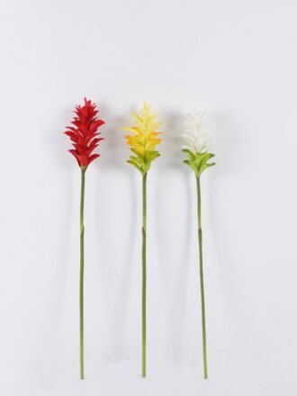 Artificial Flower 11*11*78cm Hedychium Koenig  single stem GS-50525009-R1 2025Oct 3,000+ sqm showroom with thousands of artificial flowers, plants & trees ready for global sourcing.