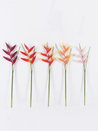 Artificial Flower 19*72cm Heliconia latispatha Benth single stem GS-50525010-P1 2025Oct 3,000+ sqm showroom with thousands of artificial flowers, plants & trees ready for global sourcing.