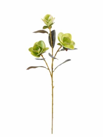 Artificial Flower 17*17*80cm Magnolia *3 single stem GS-64925018-C1 2025Oct 3,000+ sqm showroom with thousands of artificial flowers, plants & trees ready for global sourcing.