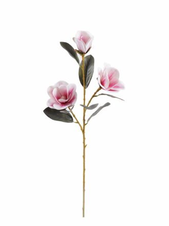 Artificial Flower 17*17*80cm Magnolia *3 single stem GS-64925018-R1 2025Oct 3,000+ sqm showroom with thousands of artificial flowers, plants & trees ready for global sourcing.