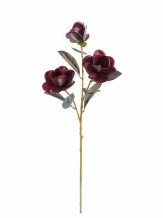 Artificial Flower 17*17*80cm Magnolia *3 single stem GS-64925018-R1 2025Oct 3,000+ sqm showroom with thousands of artificial flowers, plants & trees ready for global sourcing.