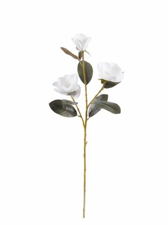 Artificial Flower 17*17*80cm Magnolia *3 single stem GS-64925018-W2 2025Oct 3,000+ sqm showroom with thousands of artificial flowers, plants & trees ready for global sourcing.