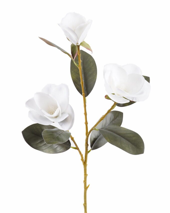 Artificial Flower 17*17*80cm Magnolia *3 single stem GS-64925018-W1 2025Oct YeahFlower is one of Chinese leading OEM manufacturers and exporters , supplying the silk flowers, wholesale artificial trees