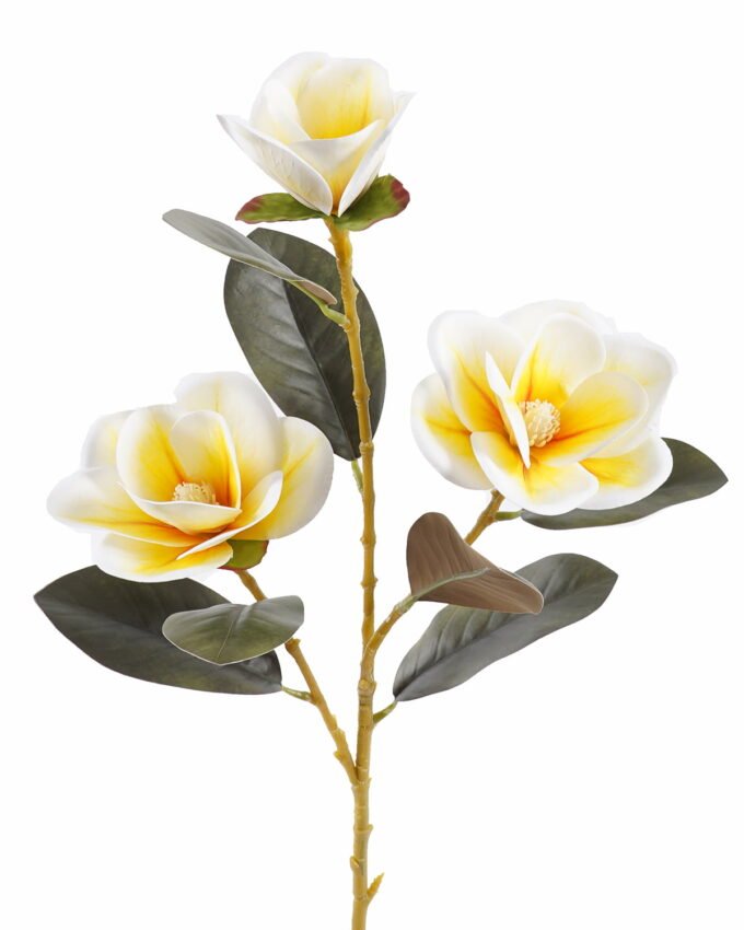 Artificial Flower 17*17*80cm Magnolia *3 single stem GS-64925018 2025Oct YeahFlower is one of Chinese leading OEM manufacturers and exporters , supplying the silk flowers, wholesale artificial trees