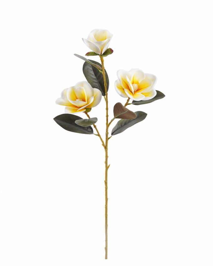 Artificial Flower 17*17*80cm Magnolia *3 single stem GS-64925018 2025Oct YeahFlower is one of Chinese leading OEM manufacturers and exporters , supplying the silk flowers, wholesale artificial trees