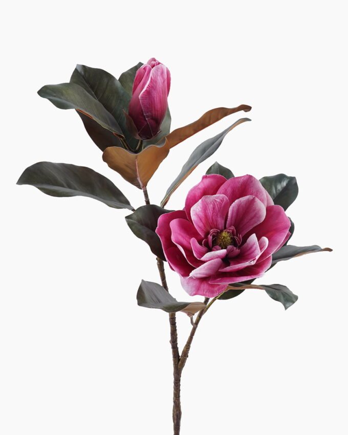 Artificial Flower 30*30*86cm Magnolia henryi single stem GS-39125013CT 2025Oct YeahFlower is one of Chinese leading OEM manufacturers and exporters , supplying the silk flowers, wholesale artificial trees