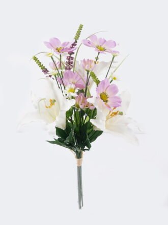 Artificial Flower 29*29*45cm Orchid Oriental cherry chrysanthemum bundle GS-61525021-RST 2025Oct 3,000+ sqm showroom with thousands of artificial flowers, plants & trees ready for global sourcing.