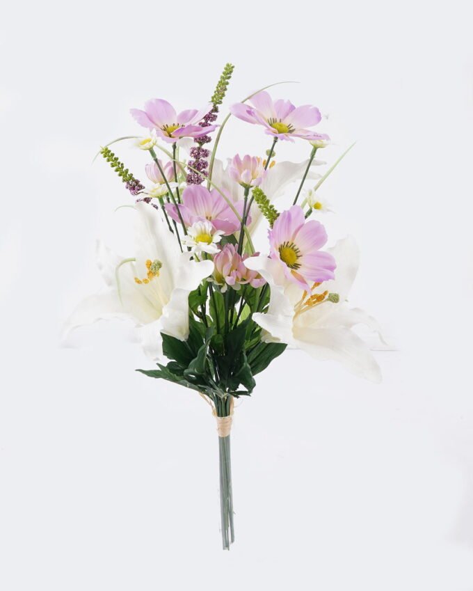 Artificial Flower 29*29*45cm Orchid Oriental cherry chrysanthemum bundle GS-61525021-RST-Z1 2025Oct YeahFlower is one of Chinese leading OEM manufacturers and exporters , supplying the silk flowers, wholesale artificial trees