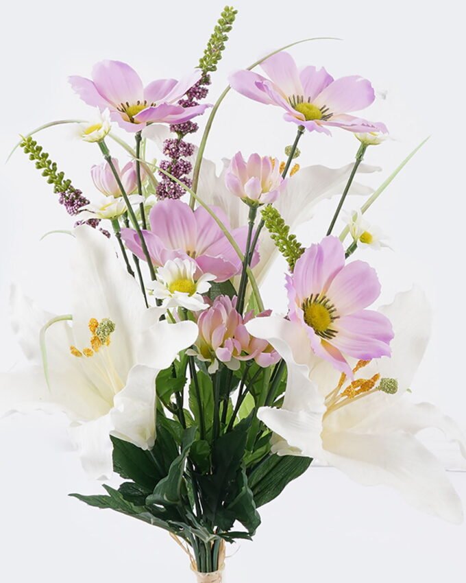 Artificial Flower 29*29*45cm Orchid Oriental cherry chrysanthemum bundle GS-61525021-RST-Z1 2025Oct YeahFlower is one of Chinese leading OEM manufacturers and exporters , supplying the silk flowers, wholesale artificial trees
