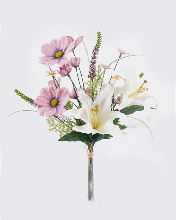 Artificial Flower 29*29*45cm Orchid Oriental cherry chrysanthemum bundle GS-61525021-RST 2025Oct YeahFlower is one of Chinese leading OEM manufacturers and exporters , supplying the silk flowers, wholesale artificial trees